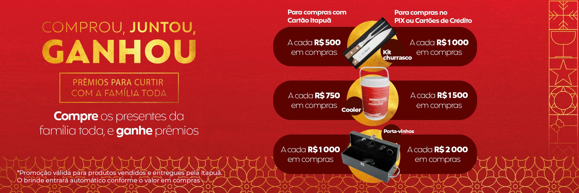 [Camp. Phy] Natal - Brindes por pontuação (02/12 - 25/12)